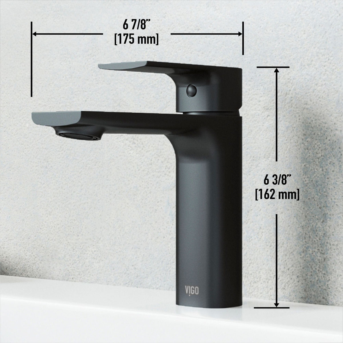 Davidson Single Handle Single Hole Bathroom Sink Faucet, WaterSense Certified, Matte Black C0G3 - product image 6