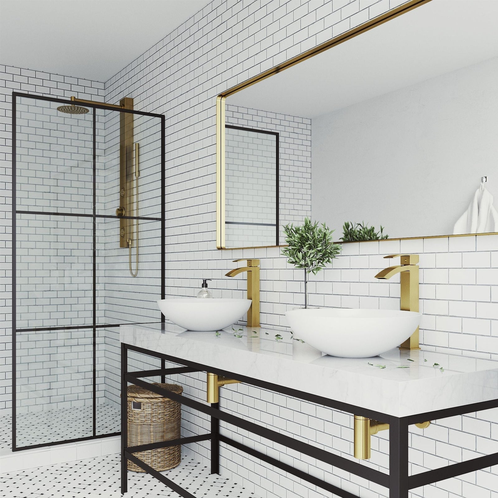 Lotus MatteStone Round White Composite Bathroom Sink/Basin Set with Duris Faucet and Pop-Up Drain M7V3 - product image 8