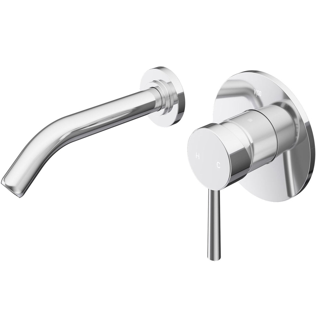 Olus Wall Mount Single Lever Bathroom Sink Faucet, WaterSense Certified, Chrome Z3H9 - product image 2