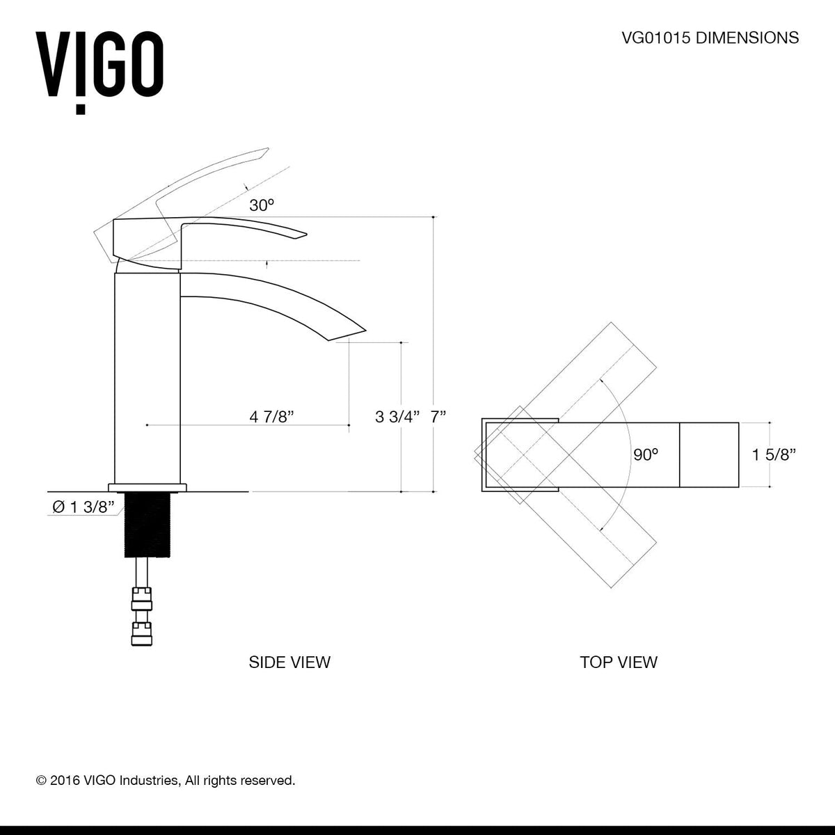 Satro Single Handle Single Hole Bathroom Sink Faucet, WaterSense Certified, Chrome Z4Q3 - product image 5