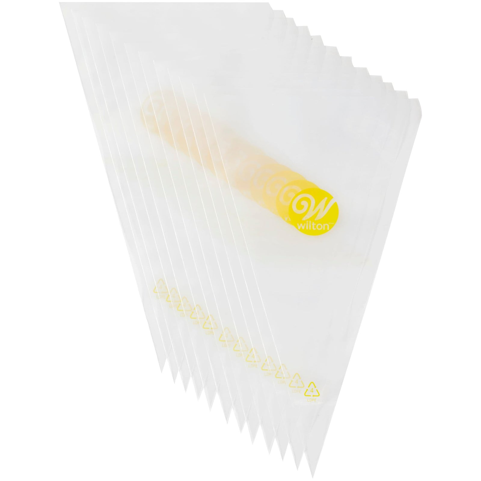 Disposable Piping Decorating Bag, Clear, 12-pk, for Baking/Cake Decoration L4M3 - product image 1