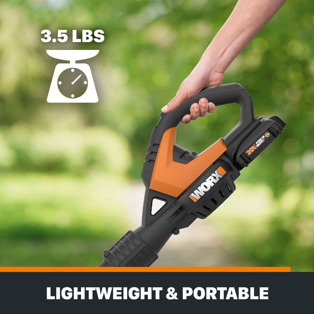WG545.9 20V Power Share Cordless Air Leaf Blower/Sweeper, Tool Only T4K5 - product image 6