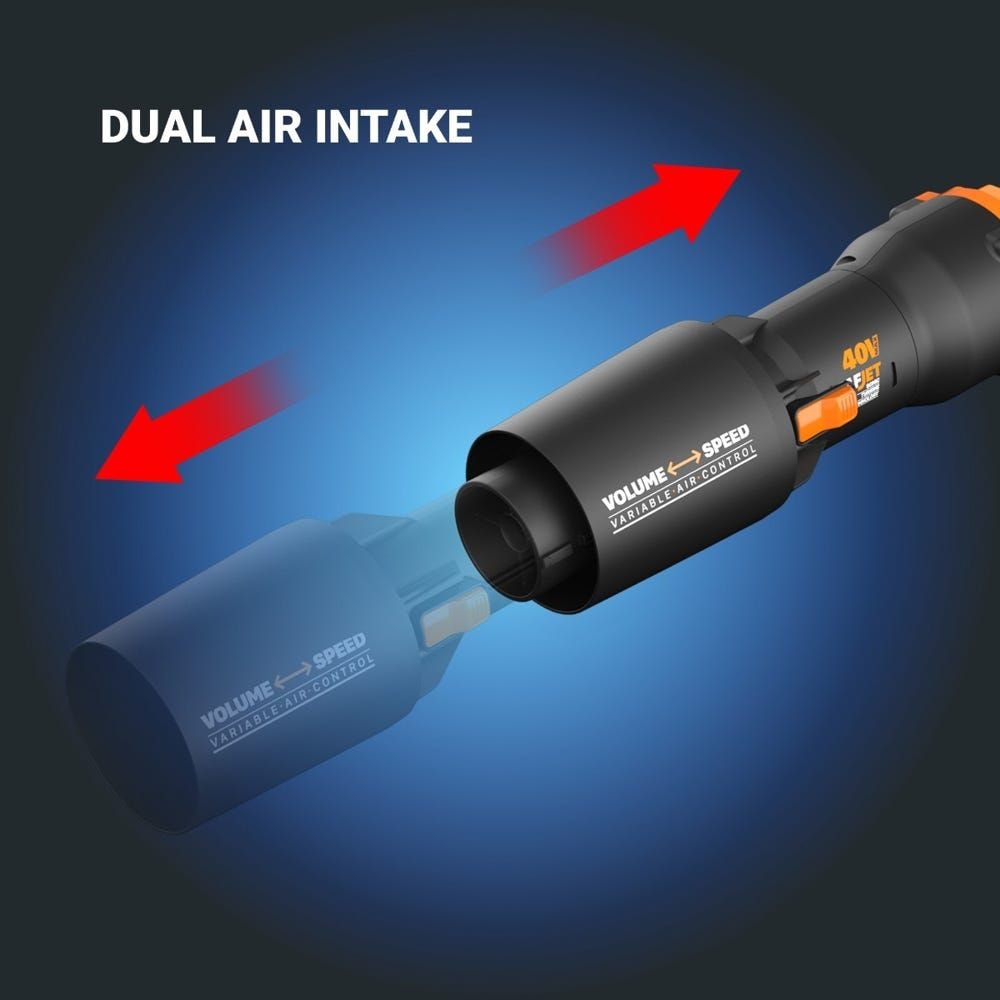 WG585.9 Nitro 40V Power Share LeafJet Cordless, Brushless Leaf Blower, Tool Only U1W8 - product image 4
