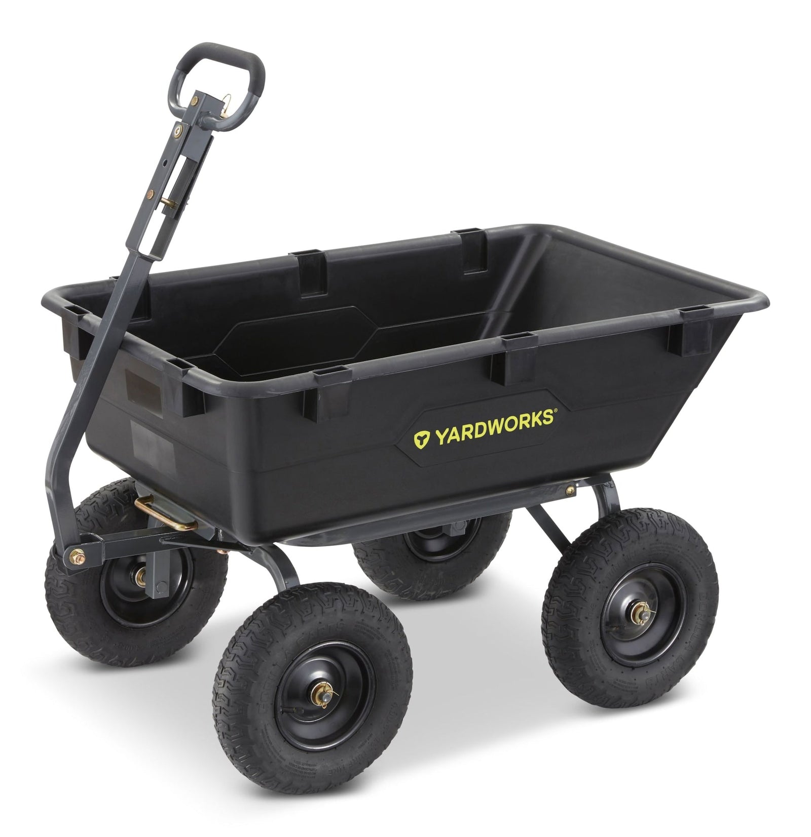 Poly Tray 4-Wheel Garden/Yard Cart, 1200-lb E5N5 - product image 1
