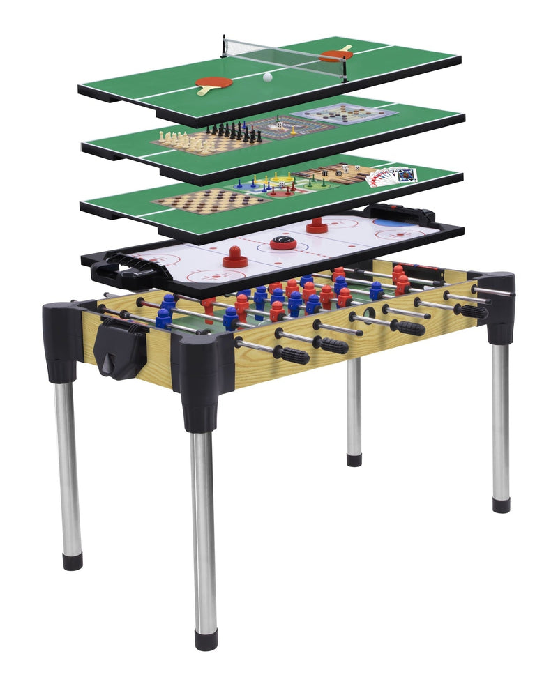 10-in-1 Space-Saving Battery-Powered Games Set/Table, 48-in H7S5