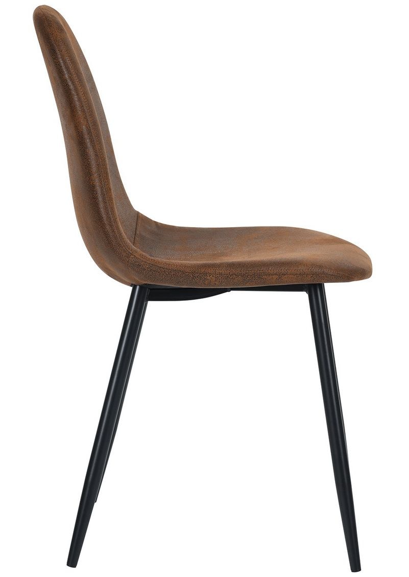 39F Charlton Suede Dining Chair, Brown S3Z7 - product image 4