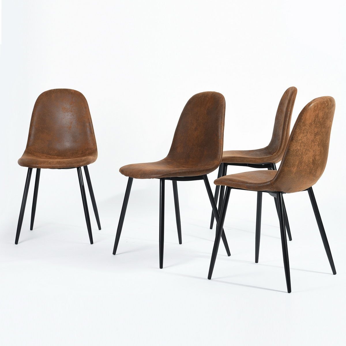 39F Charlton Suede Dining Chair, Brown S3Z7 - product image 7