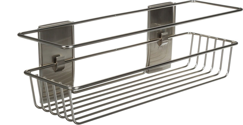 3M Command Bath Shower Caddy, Satin Nickel L1E5