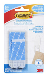 3M Command Bathroom Refill Strips, Assorted Sizes Q9Y3 - product image 1