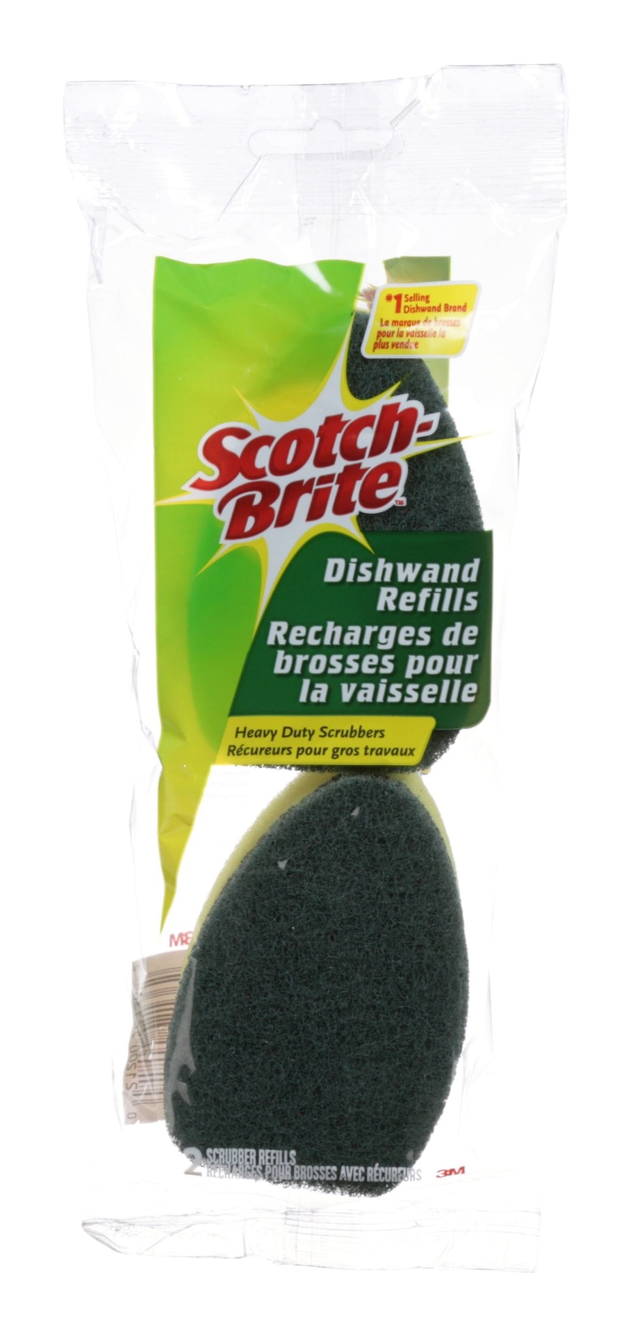 3M Scotch-Brite Heavy-Duty Teardrop Dishwand Refill E2P1 - product image 1