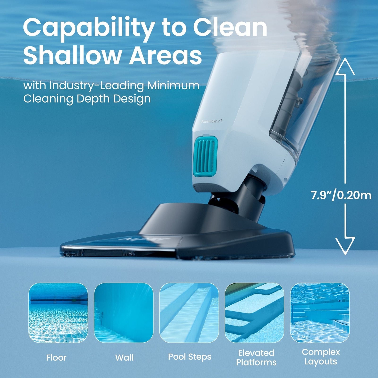 PilotFlow V3 Handheld Pool Vacuums Cleaner F9L1 - product image 1