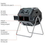 Tumbling Composter with Two Chambers J4B5 - product image 3