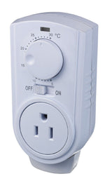 Heater Electric Heater with Plug-in Thermostat, 600W, White R3X9 - product image 7