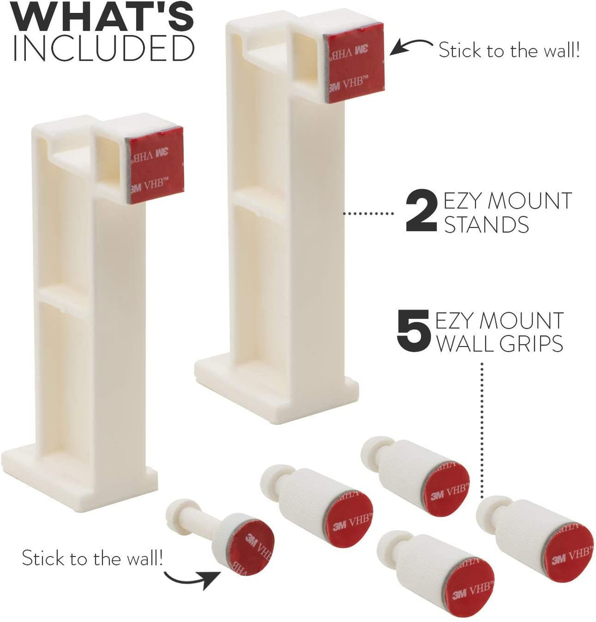 Heater Ezymount Drill-Less Mounting System, White P6V3 - product image 2