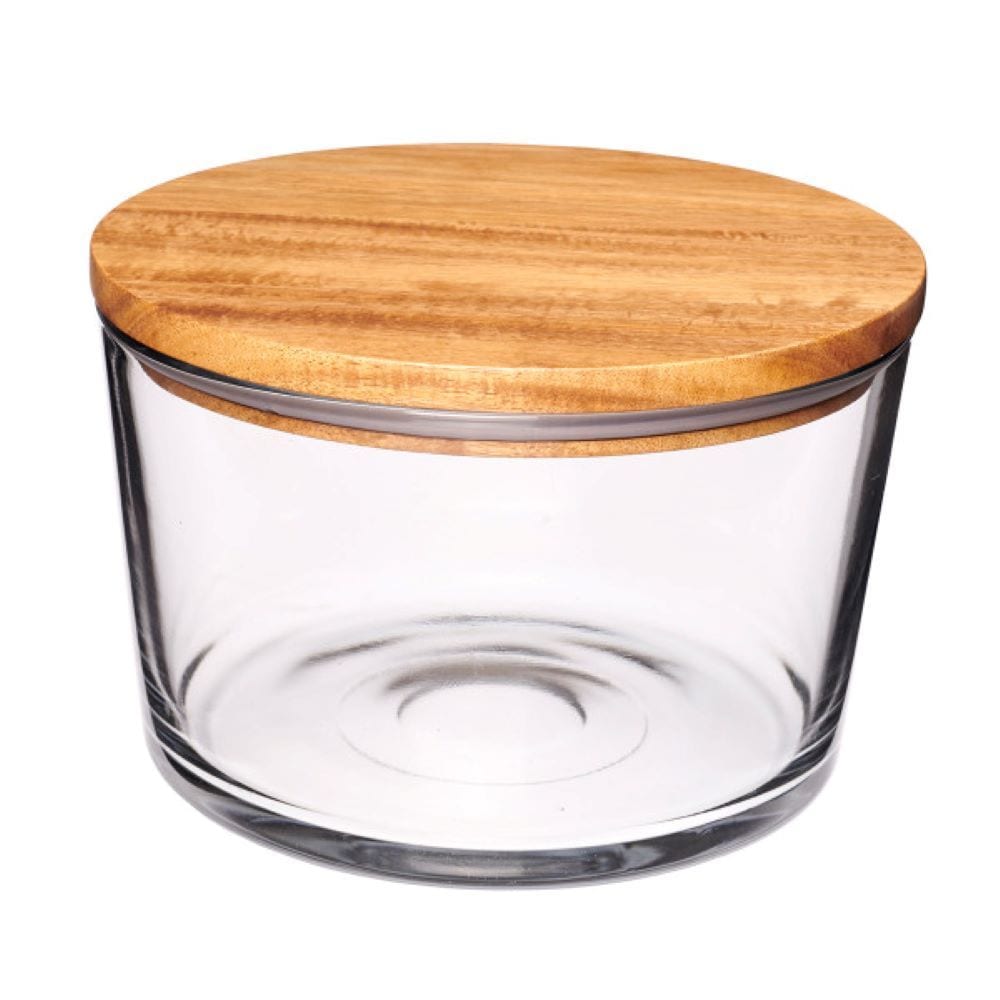 Large Bowl with Acacia Lid Z8C5 - product image 1