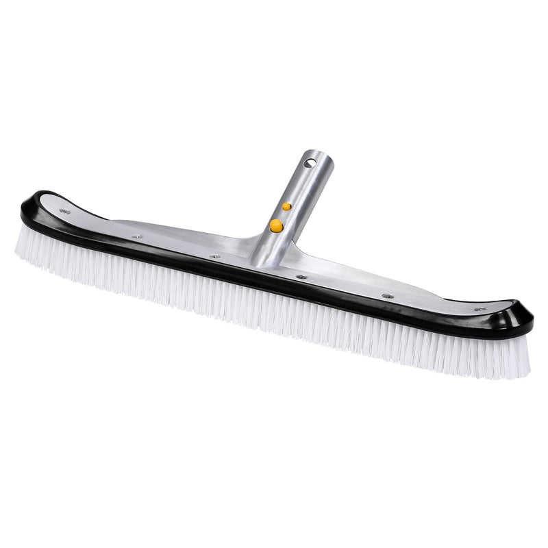 Deluxe Aluminum Swimming Pool & Spa Brush, 18-in U5P9