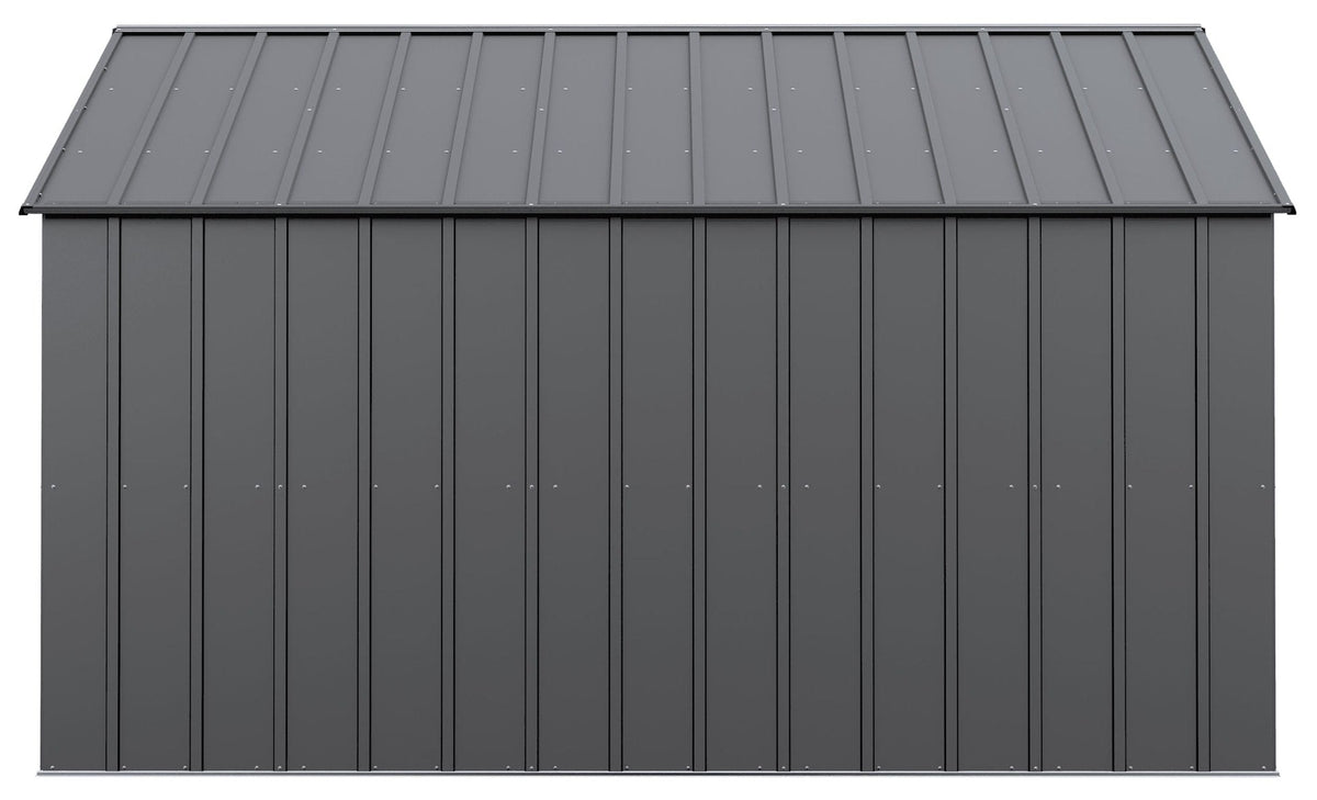 Classic 12x12-ft Charcoal Corrosion-Resistant Metal Shed D3H4 - product image 5