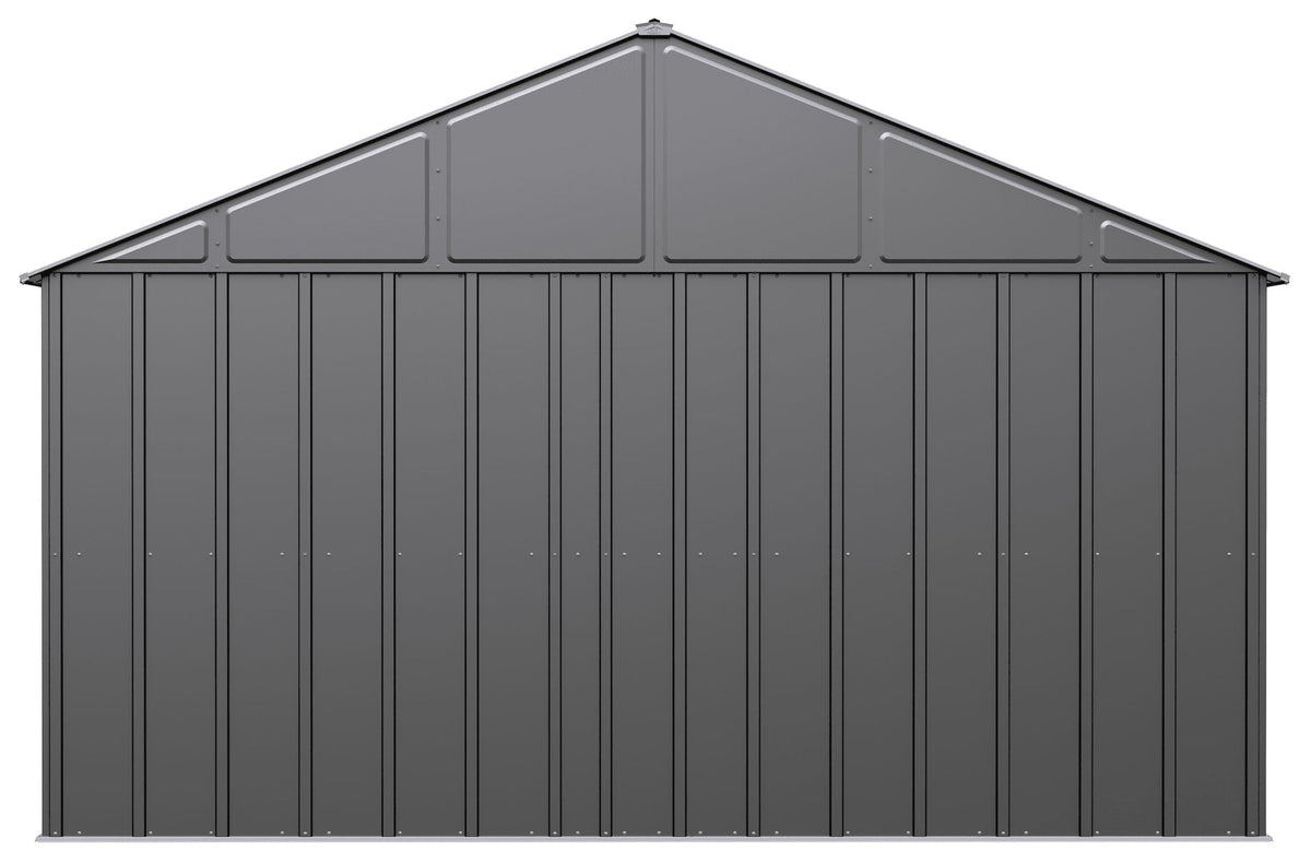Classic 12x12-ft Charcoal Corrosion-Resistant Metal Shed D3H4 - product image 6