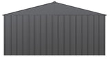 Classic 14x12-ft Charcoal Lockable Metal Shed F8Z4 - product image 6