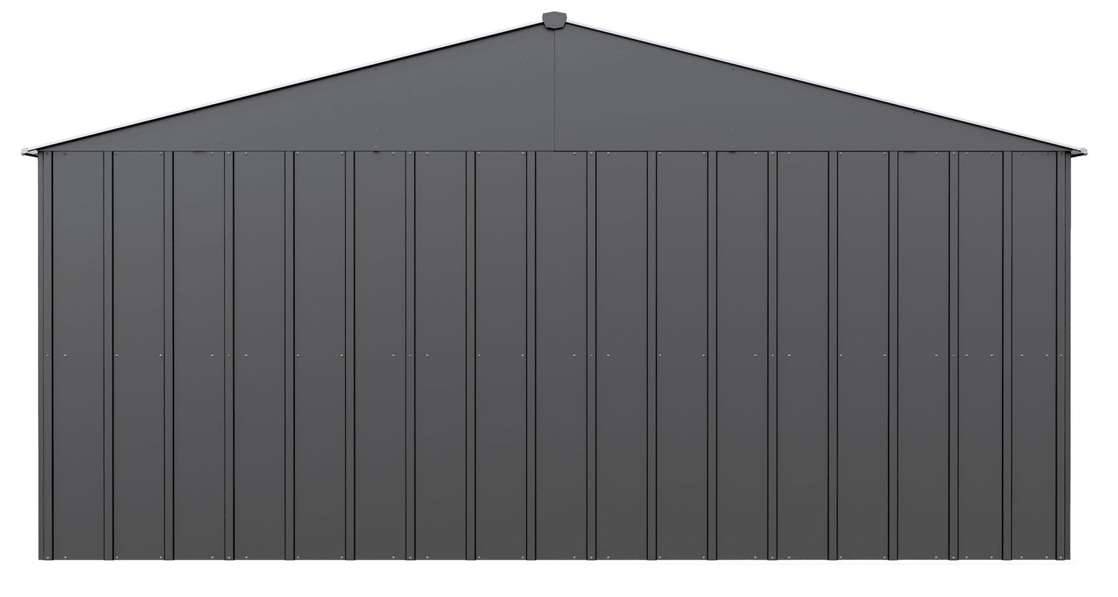 Classic 14x12-ft Charcoal Lockable Metal Shed F8Z4 - product image 6