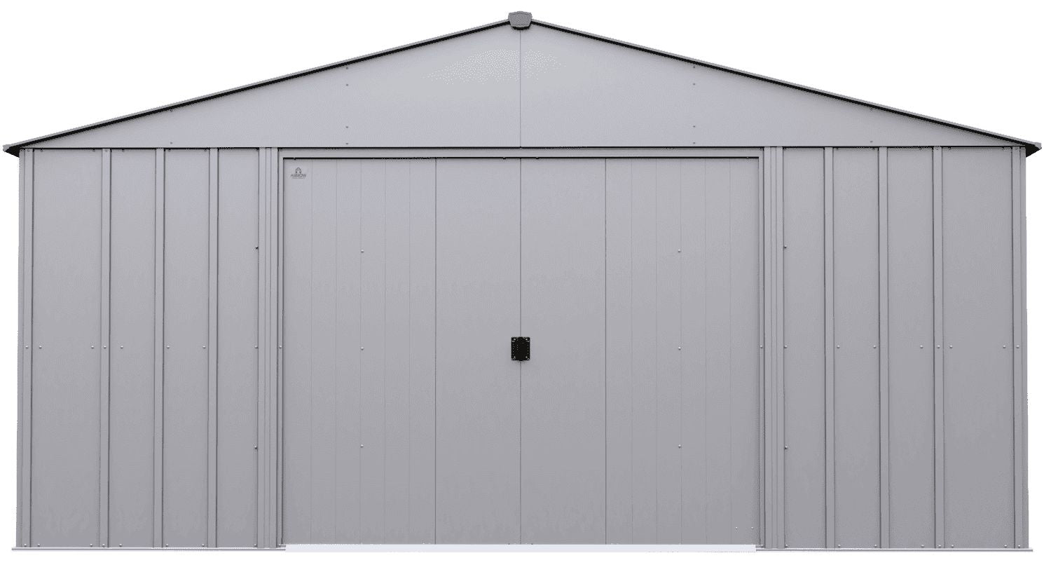 Classic 14x14-ft Flute Grey Corrosion-Resistant Steel Shed T4S5 - product image 1
