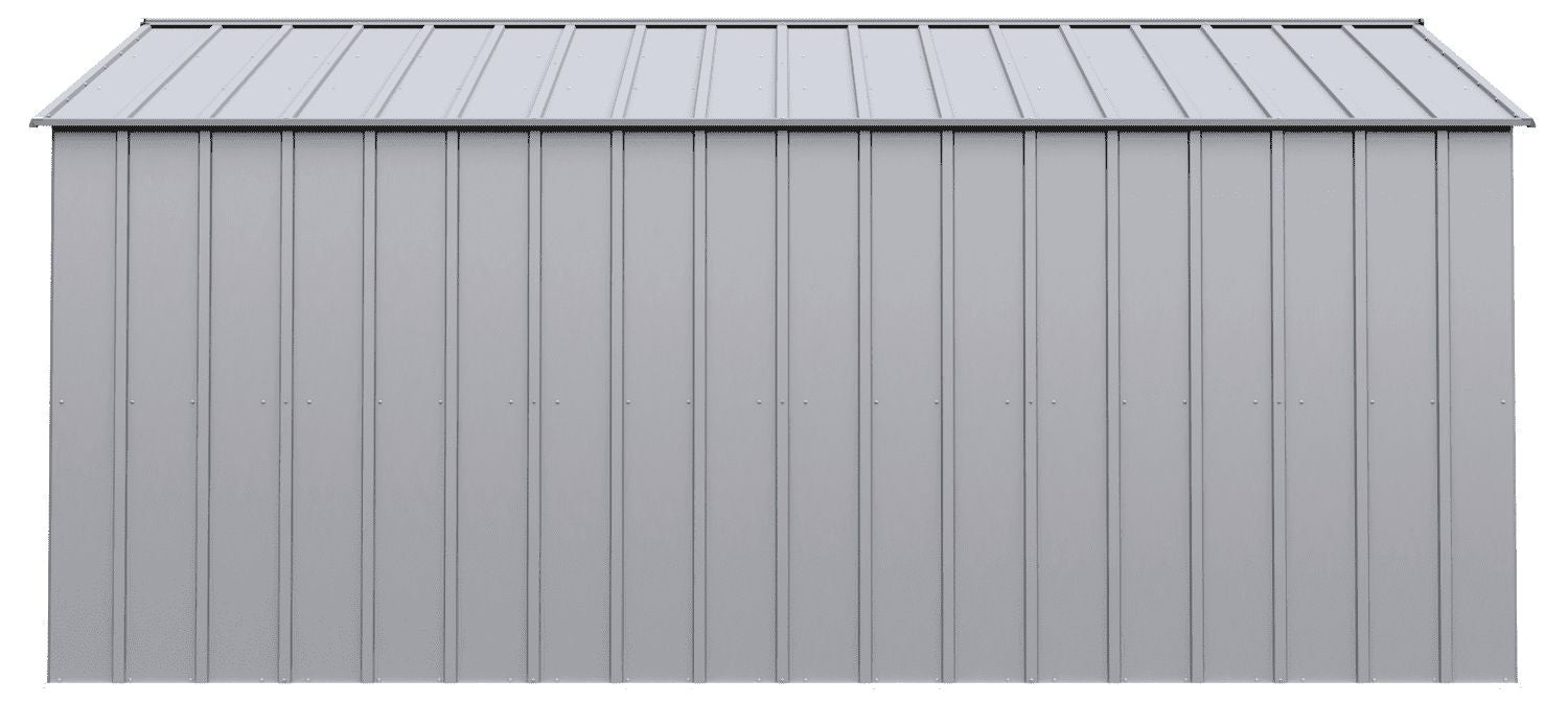 Classic 14x14-ft Flute Grey Corrosion-Resistant Steel Shed T4S5 - product image 4