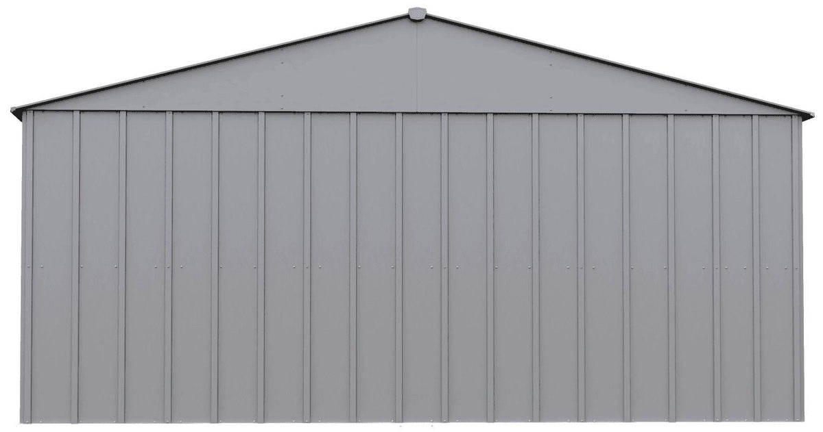 Classic 14x14-ft Flute Grey Corrosion-Resistant Steel Shed T4S5 - product image 6