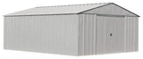 Classic 14x17-ft Flute Grey Corrosion-Resistant Metal Shed B8Q5 - product image 3