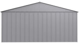 Classic 14x17-ft Flute Grey Corrosion-Resistant Metal Shed B8Q5 - product image 6