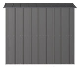 Classic Galvanized Steel Storage Shed, Charcoal, 6-ft x 7-ft F5S6 - product image 6
