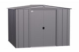 Classic Galvanized Steel Storage Shed, Charcoal, 8-ft x 8-ft F9V2 - product image 2