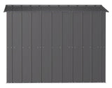 Classic Galvanized Steel Storage Shed, Charcoal, 8-ft x 8-ft F9V2 - product image 6