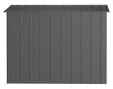 Classic Galvanized Steel Storage Shed, Charcoal, 8-ft x 8-ft F9V2 - product image 7