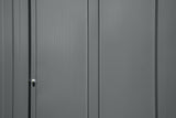 Classic Galvanized Steel Storage Shed, Charcoal, 8-ft x 8-ft F9V2 - product image 8