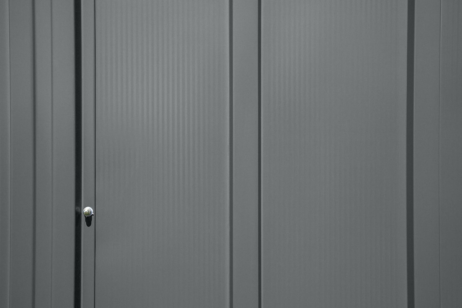 Classic Galvanized Steel Storage Shed, Charcoal, 8-ft x 8-ft F9V2 - product image 8