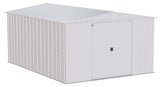 Classic Galvanized Steel Storage Shed, Flute Grey, 10-ft x 14-ft B0V6 - product image 2