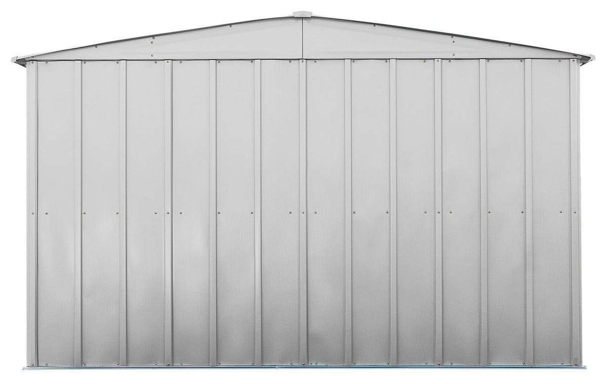 Classic Galvanized Steel Storage Shed, Flute Grey, 10-ft x 14-ft B0V6 - product image 8