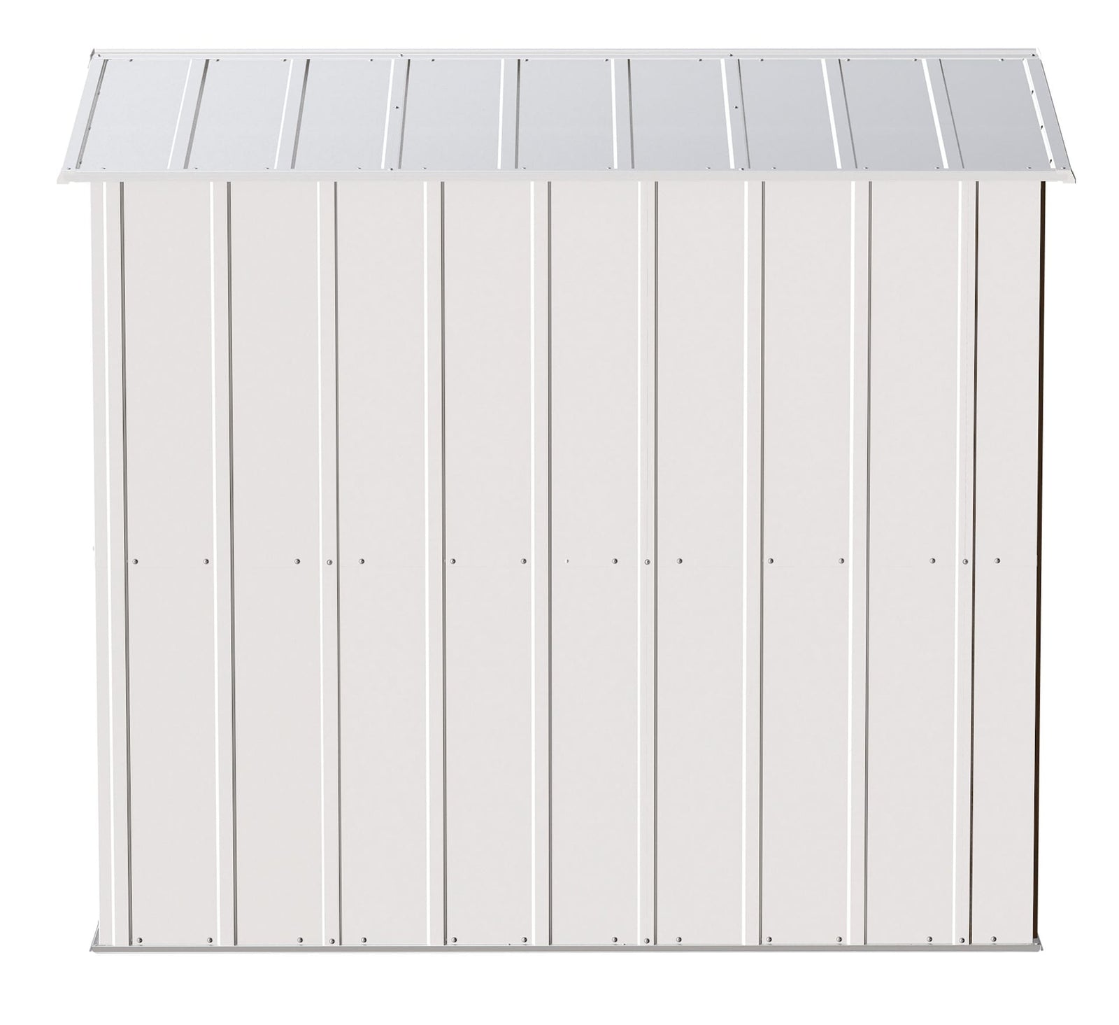 Classic Galvanized Steel Storage Shed, Flute Grey, 6-ft x 7-ft M0Z0 - product image 6