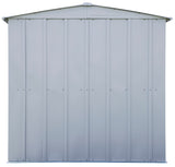 Classic Galvanized Steel Storage Shed, Flute Grey, 6-ft x 7-ft M0Z0 - product image 8