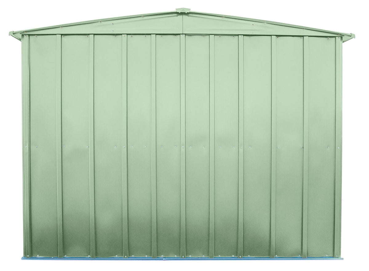 Classic Galvanized Steel Storage Shed, Sage Green, 8-ft x 6-ft G4H2 - product image 7