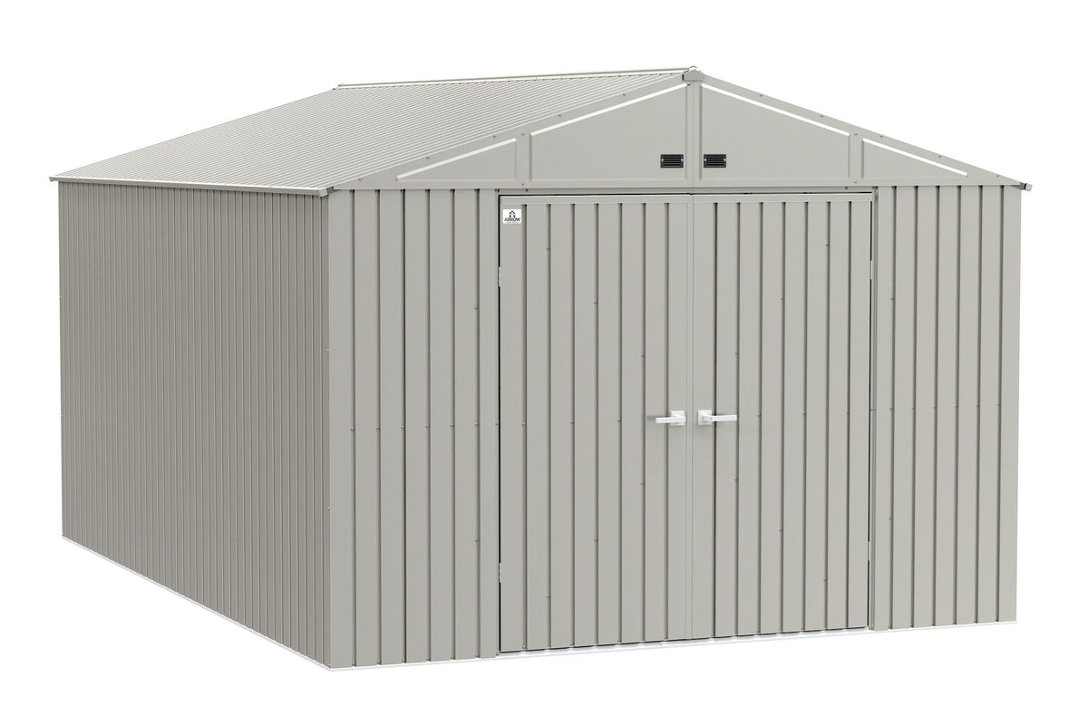 Elite 10x14-ft Cool Grey Corrosion-Resistant Steel Shed V3U0 - product image 3