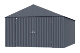 Elite 12x16-ft Anthracite Corrosion-Resistant Steel Storage Shed K7B9 - product image 2