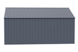 Elite 12x16-ft Anthracite Corrosion-Resistant Steel Storage Shed K7B9 - product image 4