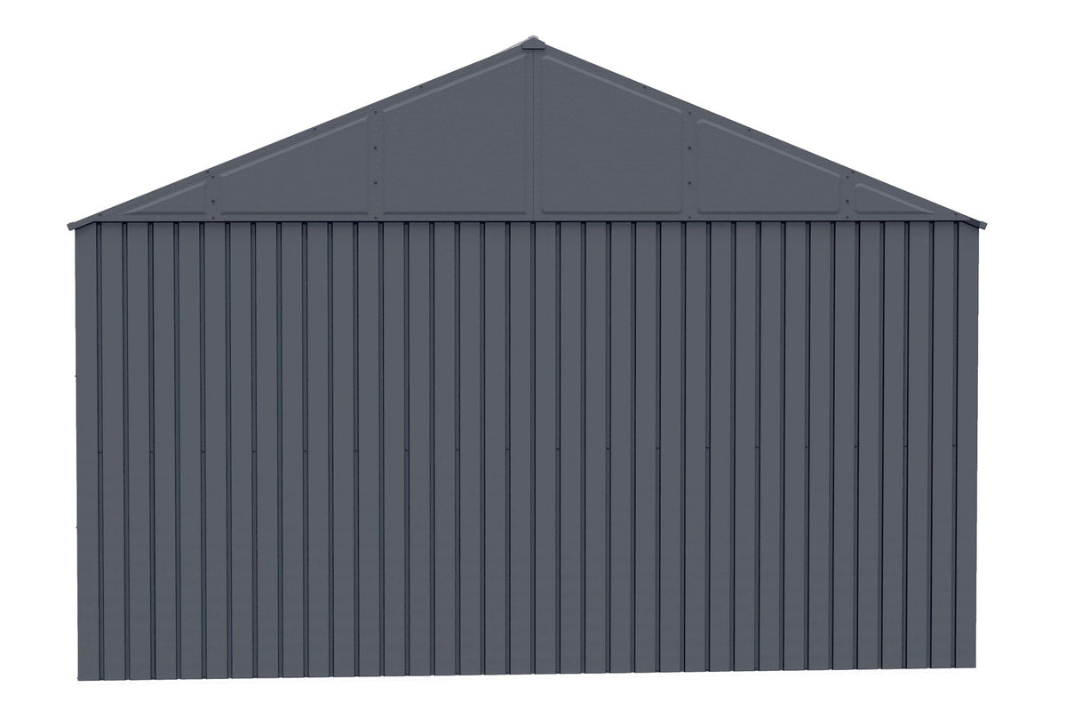 Elite 12x16-ft Anthracite Corrosion-Resistant Steel Storage Shed K7B9 - product image 5