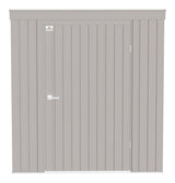 Elite Steel Storage Shed with Pent Roof, Cool Grey, 6-ft x 4-ft Q5Q4 - product image 3