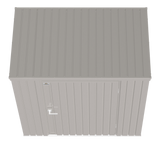 Elite Steel Storage Shed with Pent Roof, Cool Grey, 6-ft x 4-ft Q5Q4 - product image 5
