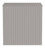 Elite Steel Storage Shed with Pent Roof, Cool Grey, 6-ft x 4-ft Q5Q4 - product image 6