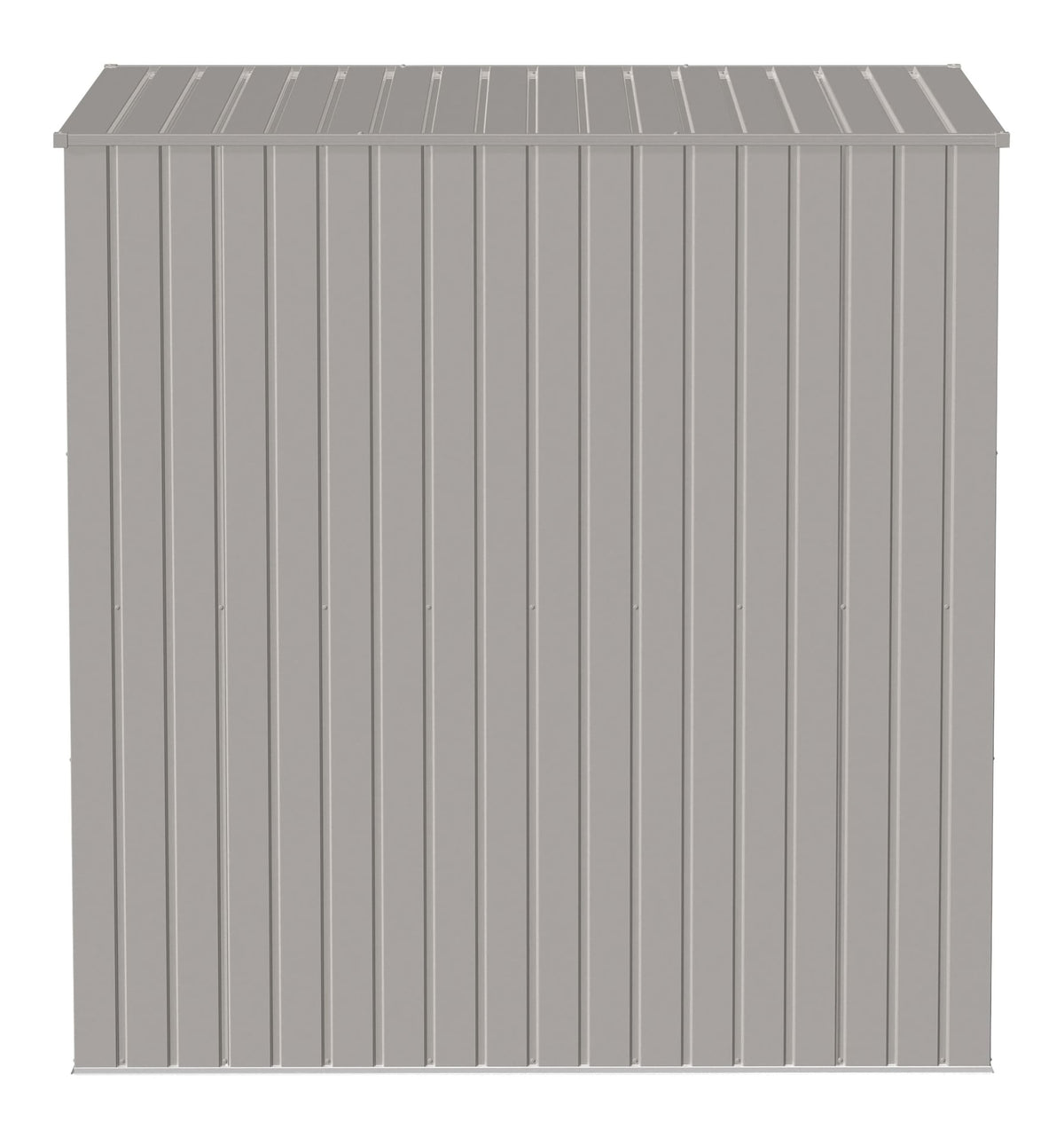 Elite Steel Storage Shed with Pent Roof, Cool Grey, 6-ft x 4-ft Q5Q4 - product image 6