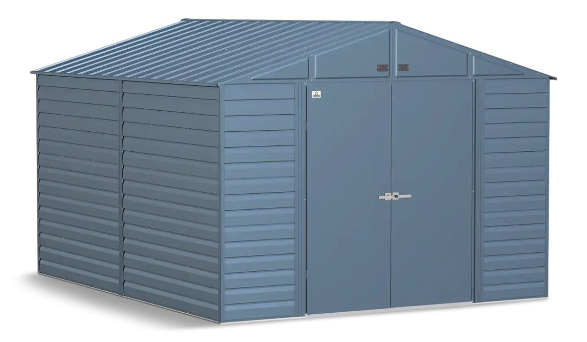 Select Galvanized Steel Storage Shed, Blue Grey, 10-ft x 8-ft M8P5 - product image 1