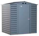 Select Galvanized Steel Storage Shed, Blue Grey, 6-ft x 5-ft Y6C2 - product image 1
